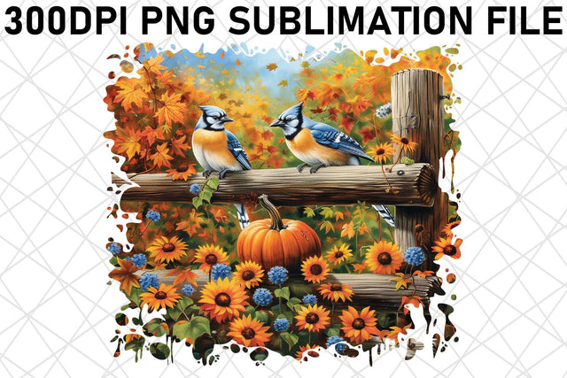 Watercolor Autumn Sublimation Print for Fall Design PNG Sublimation afrosvg 