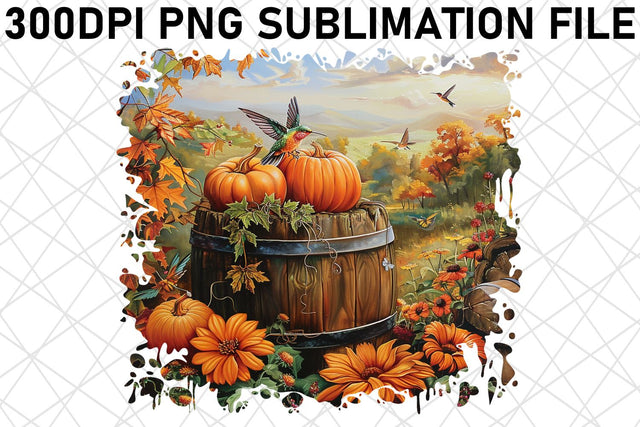 Watercolor Autumn Wrap Print Fall Mug Sublimation PNG Sublimation afrosvg 