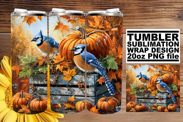 Watercolor Autumn Wrap Sublimation for 20oz Tumblers Sublimation afrosvg 