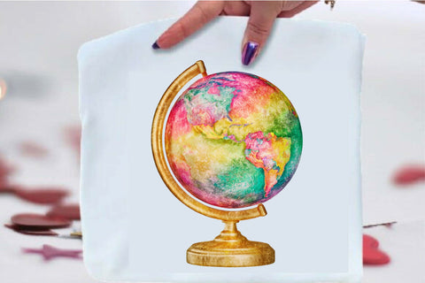 Watercolor Back to School Clipart Bundle. Sublimation SVGArt 