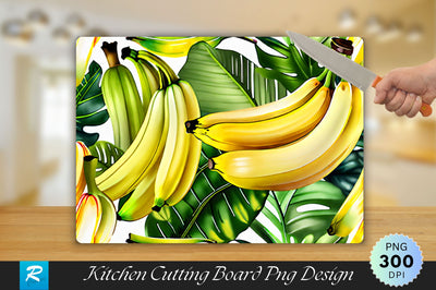 Watercolor Banana Cutting Board Sublimation Regulrcrative 