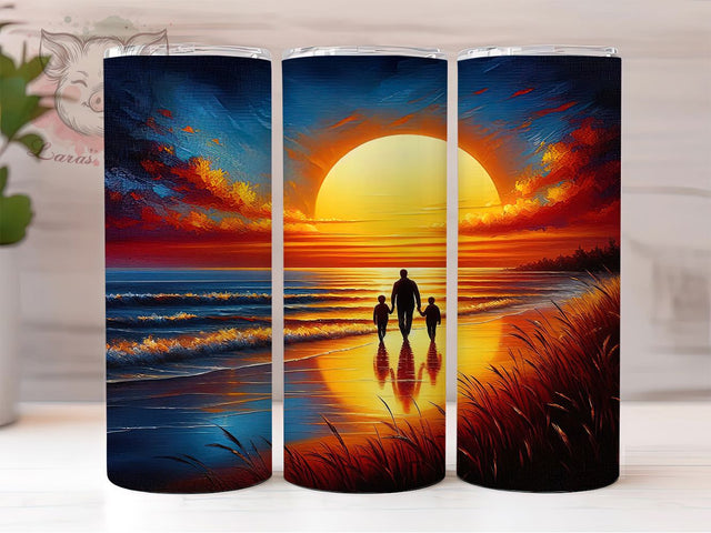 Watercolor Best Dad Ever Tumbler, Watercolor Dad Wrap, 20Oz Skinny Tumbler, Best Dad Ever Sublimation, Gift For Him Design, Dad Appreciation Tumbler, Fatherhood Quote Wrap Sublimation Lara' s Designs 