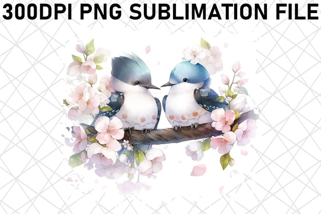 Watercolor Bird Bliss for Sublimation Sublimation afrosvg 