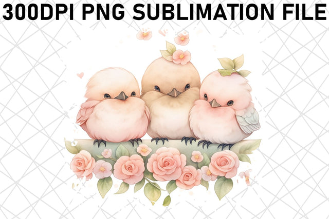 Watercolor Bird Sublimation: A Visual Feast Sublimation afrosvg 