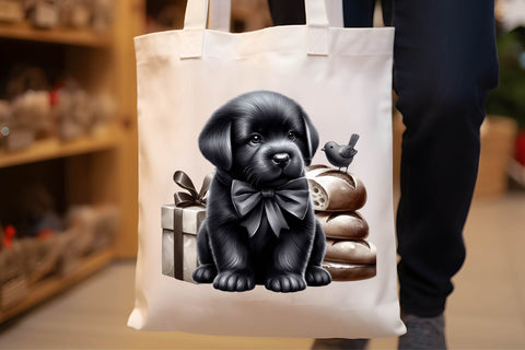 Watercolor Black Labs Clipart Sublimation Rupkotha 