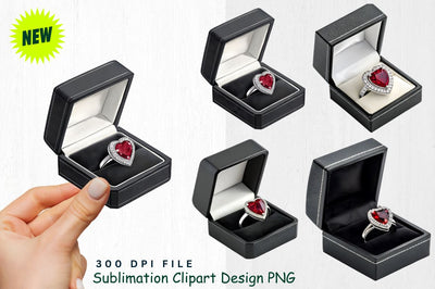 Watercolor Black Valentine Clipart Sublimation Regulrcrative 