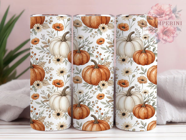 Watercolor Boho Pumpkin 20oz Tumbler, Watercolor Boho, Boho Pumpkin, Watercolor Pumpkin, Pumpkin Tumbler, 20oz Tumbler, Boho Tumbler, Tumbler Wrap Sublimation Li Zamperini 