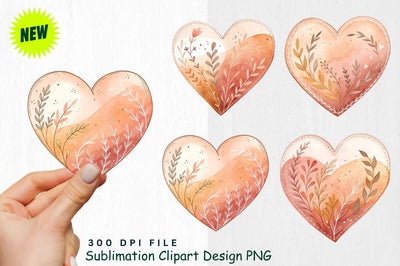 Watercolor Boho Woodland Animals Exquisite Clipart Sublimation Regulrcrative 