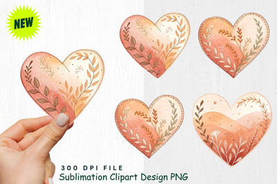 Watercolor Boho Woodland Animals Illustration PNG Sublimation Regulrcrative 