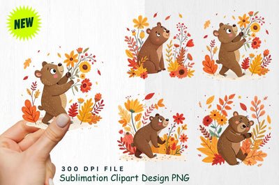 Watercolor Boho Woodland Animals Sublimation Graphics Sublimation Regulrcrative 