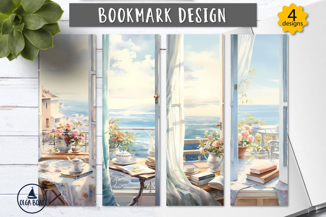 Watercolor bookmark sublimation | Romance bookmark png Sublimation Olga Boat Design 