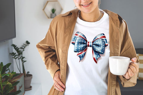 Watercolor Bow Bundle 4th of July Sublimation Bundle Sublimation Designangry 
