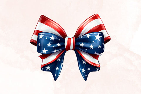 Watercolor Bow Bundle 4th of July Sublimation Bundle Sublimation Designangry 