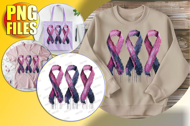 Watercolor Breast Cancer Clipart Design Sublimation afrosvg 