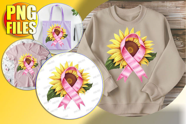 Watercolor Breast Cancer Ribbon Art Sublimation afrosvg 