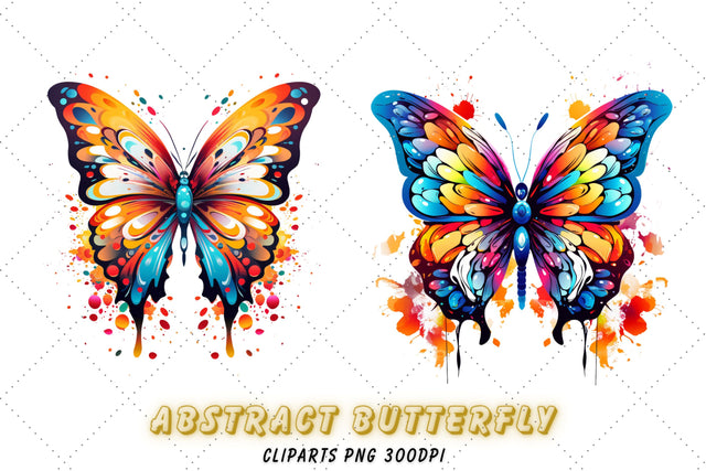 Watercolor Butterflies Clipart, Butterfly Clipart, Summer Clipart, Butterfly Illustrations | PNG, Commercial Use, Instant Download Sublimation FloridPrintables 