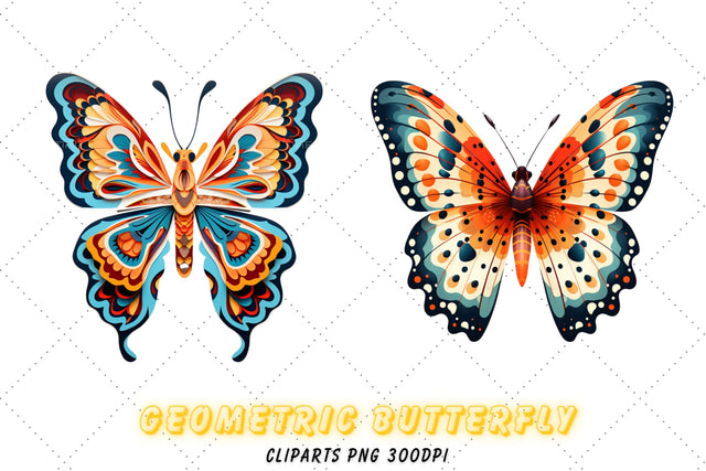 Watercolor Butterfly Clipart Bundle | Butterfly Sublimation Sublimation FloridPrintables 