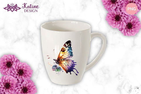 Watercolor Butterfly Clipart, Butterfly Illustrations, Butterfly Clipart, Butterfly PNG, Watercolor Clipart, Watercolor Butterfly, Butterflies Clipart, Instant Download, Butterfly Sublimation Design, Butterfly Design, Butterfly Transparent PNG Sublimation KatineDesign 