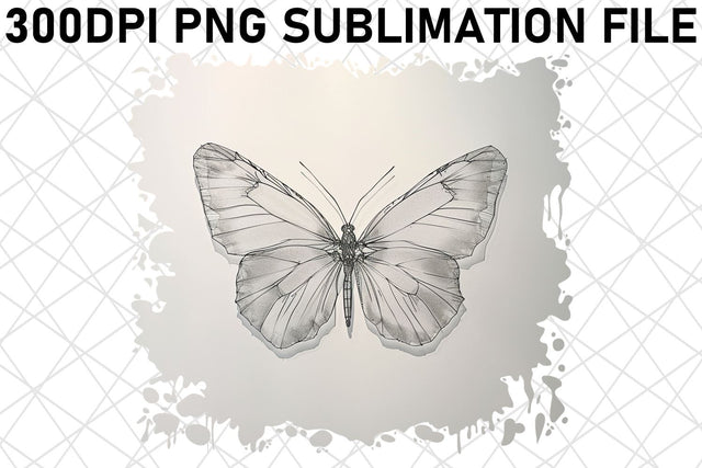 Watercolor Butterfly Sublimation Design Sublimation afrosvg 