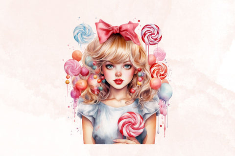 Watercolor Candy House Sublimation Bundle Sublimation Designangry 