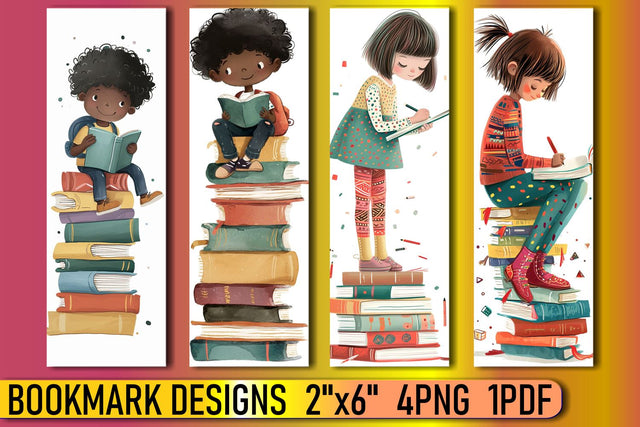 Watercolor Children Characters Sublimation afrosvg 