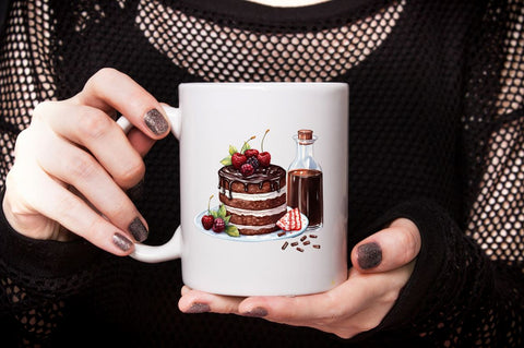 Watercolor Chocolate Clipart Sublimation Bundle Sublimation Designangry 