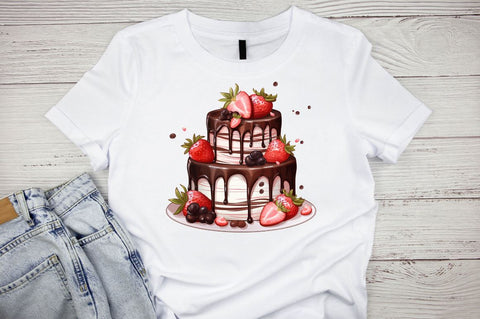 Watercolor Chocolate Clipart Sublimation Bundle Sublimation Designangry 