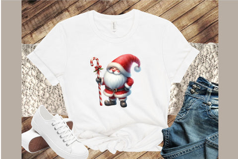 Watercolor Christmas Gnome Sublimation Sublimation designartist 