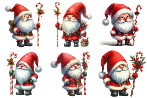 Watercolor Christmas Gnome Sublimation Sublimation designartist 