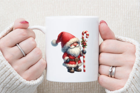 Watercolor Christmas Gnome Sublimation Sublimation designartist 