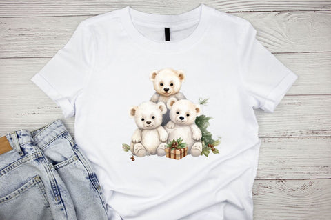 Watercolor Christmas in Snow Globe Clipart Sublimation Designangry 