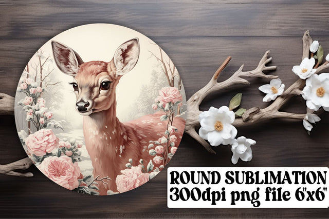 Watercolor Christmas Retro PNG Keychain Holiday Round Sublimation afrosvg 