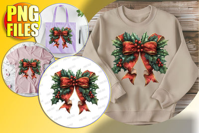 Watercolor Cute Christmas Clipart Sublimation PNG Design Sublimation afrosvg 