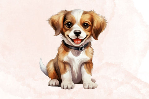 Watercolor Cute Dog Sublimation Clipart Bundle Sublimation Designangry 