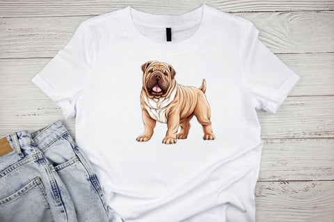 Watercolor Cute Dog Sublimation Clipart Bundle Sublimation Designangry 