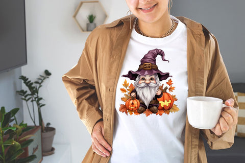 Watercolor Cute Halloween Gnomes Sublimation Bundle Sublimation Designangry 