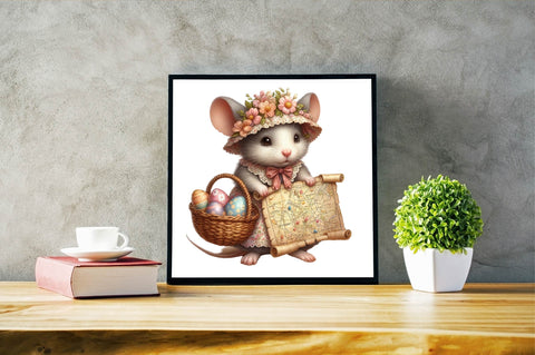 Watercolor Cute Rat Clipart PNG Sublimation Clipart Sublimation SVGArt 