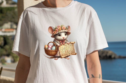 Watercolor Cute Rat Clipart PNG Sublimation Clipart Sublimation SVGArt 