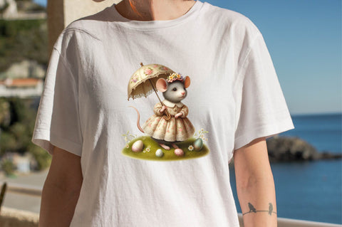 Watercolor Cute Rat Clipart PNG Sublimation Clipart Sublimation SVGArt 