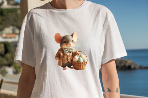 Watercolor Cute Rat Clipart PNG Sublimation Clipart Sublimation SVGArt 