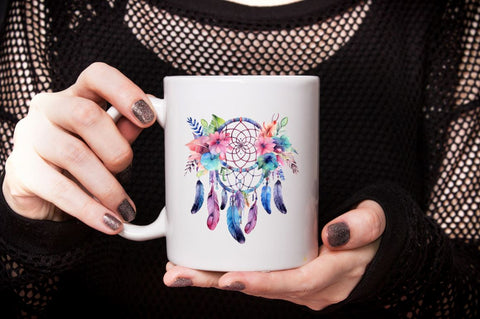 Watercolor Dreamcatcher Clipart Bundle Sublimation Designangry 