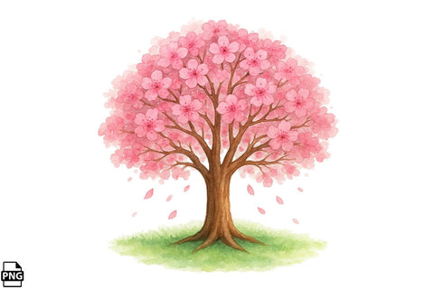 Watercolor Dreaming Tree Clipart Bundle Printable File Sublimation Creativedesigntee 