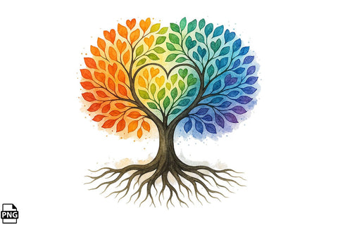 Watercolor Dreaming Tree Clipart Bundle Printable File Sublimation Creativedesigntee 