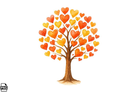 Watercolor Dreaming Tree Clipart Bundle Printable File Sublimation Creativedesigntee 