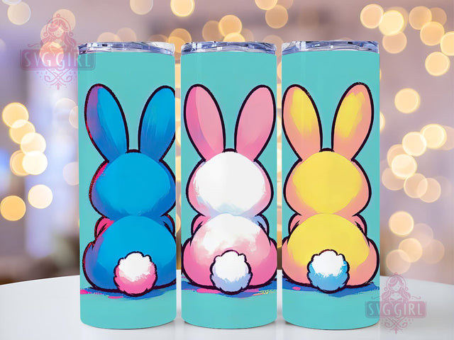 Watercolor Easter Bunny 20oz Tumbler Wrap Sublimation Design, Straight Tapered Tumbler Wrap, Happy Easter Day Tumbler Png, Funny Bunny PNG, Instant Digital Download Sublimation SvggirlplusArt 