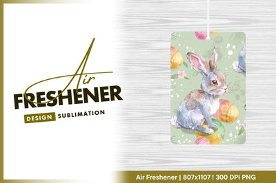 Watercolor easter bunny with eggs illustration Sublimation Regulrcrative 