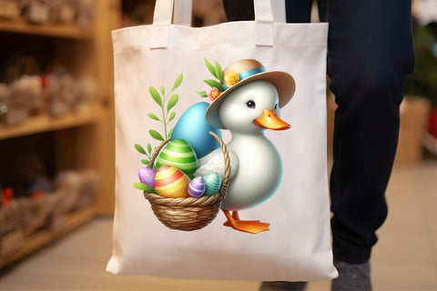 Watercolor Easter Duckling Clipart Sublimation Rupkotha 