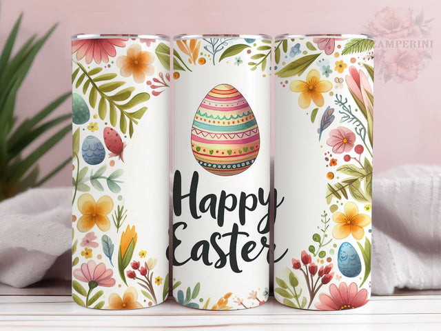 Watercolor Easter Egg 20oz Tumbler Wrap PNG, Straight & Tapered Tumbler Wrap, Happy Easter Tumbler Png, Instant Digital Download Sublimation Li Zamperini 