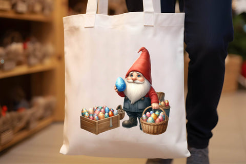 Watercolor Easter Gnome Clipart Sublimation Rupkotha 