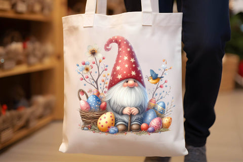 Watercolor Easter Gnome Clipart Sublimation Rupkotha 